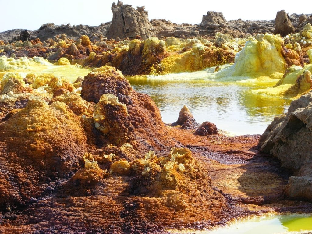 walk in Ethiopia for the beauty of Danakil