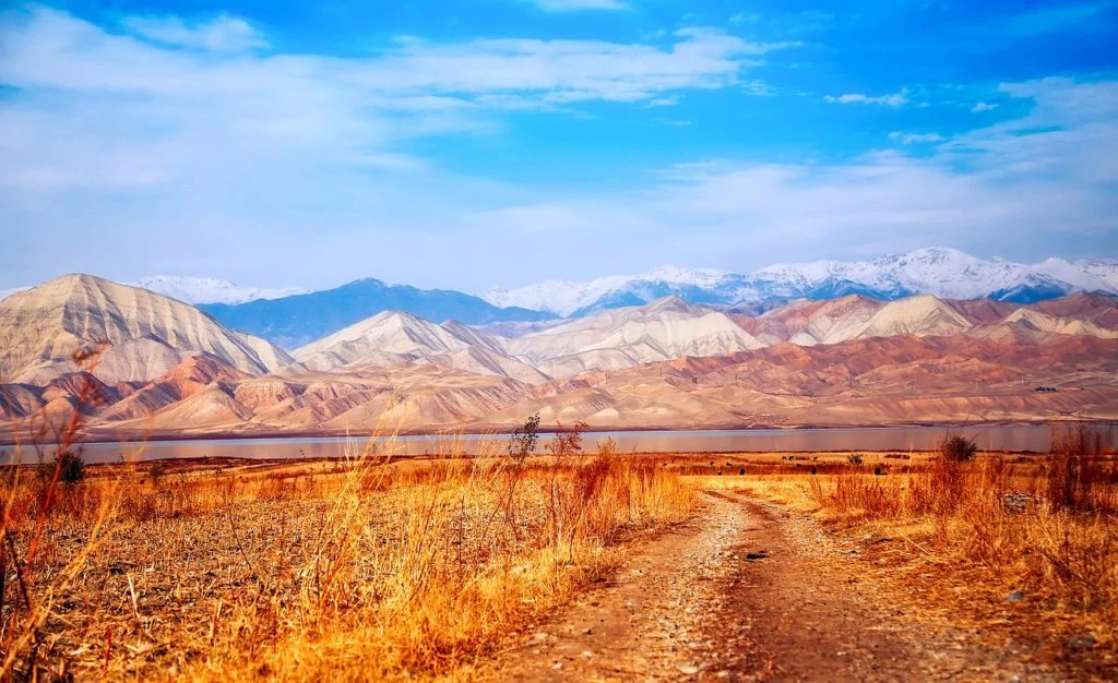 trail in Kyrgyzstan landscape