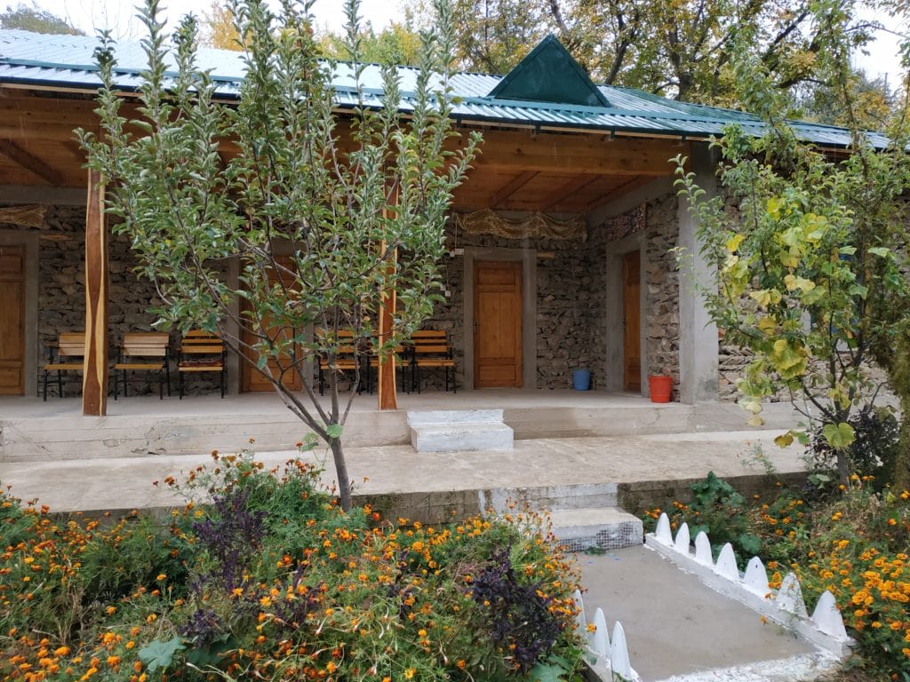 maison d'hôte ouzbek dans la montagne