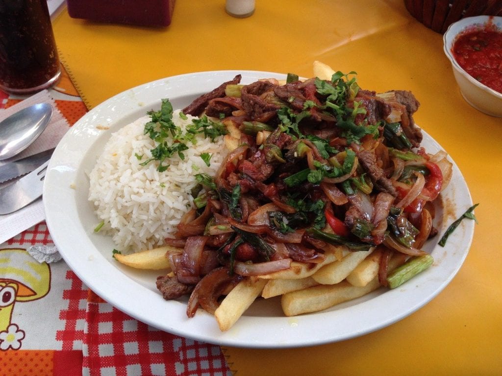 Peruvian meal