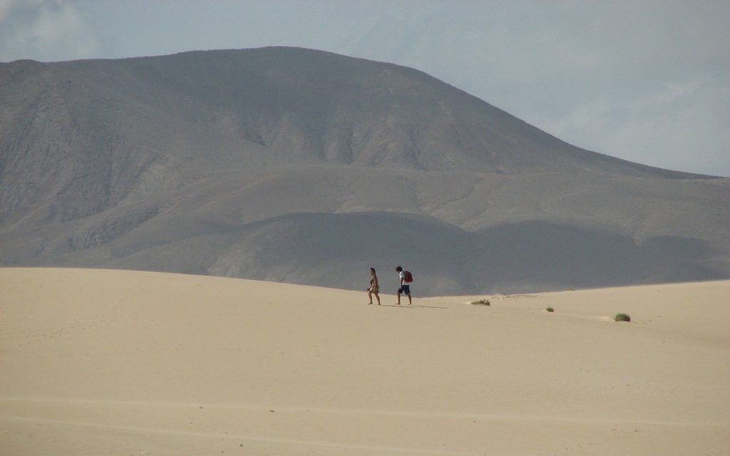 Désert à Fuerventura aux Canaries