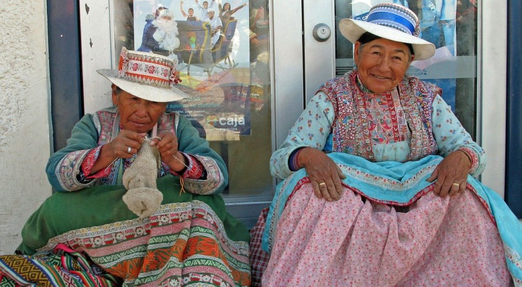 old Peruvian women