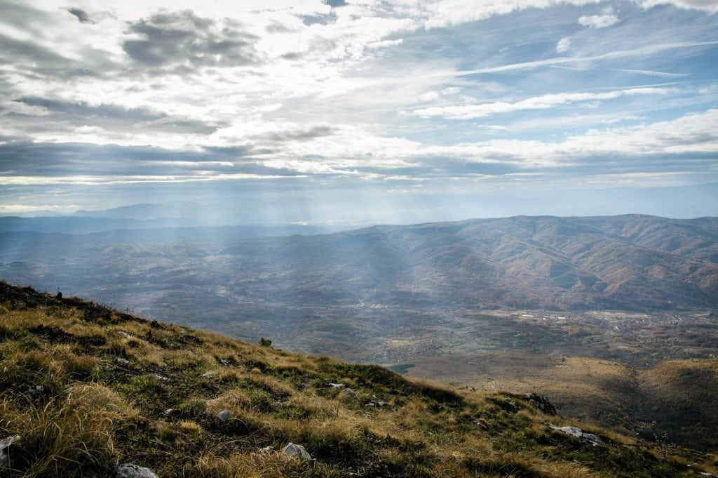 Montagnes Suva Planina de Serbie