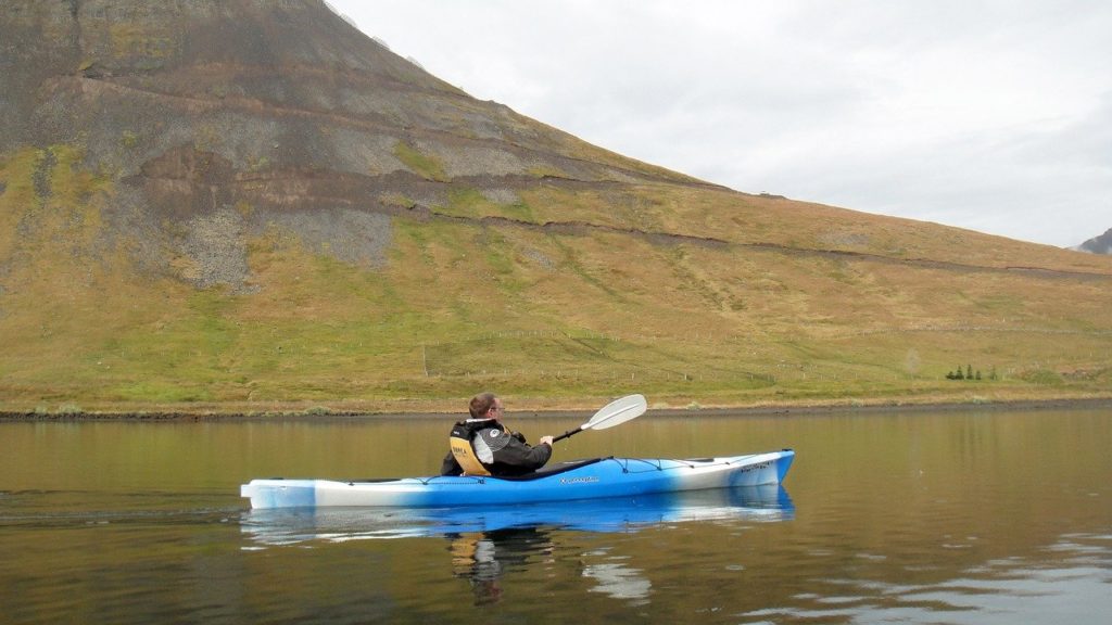 Kayak en Islande