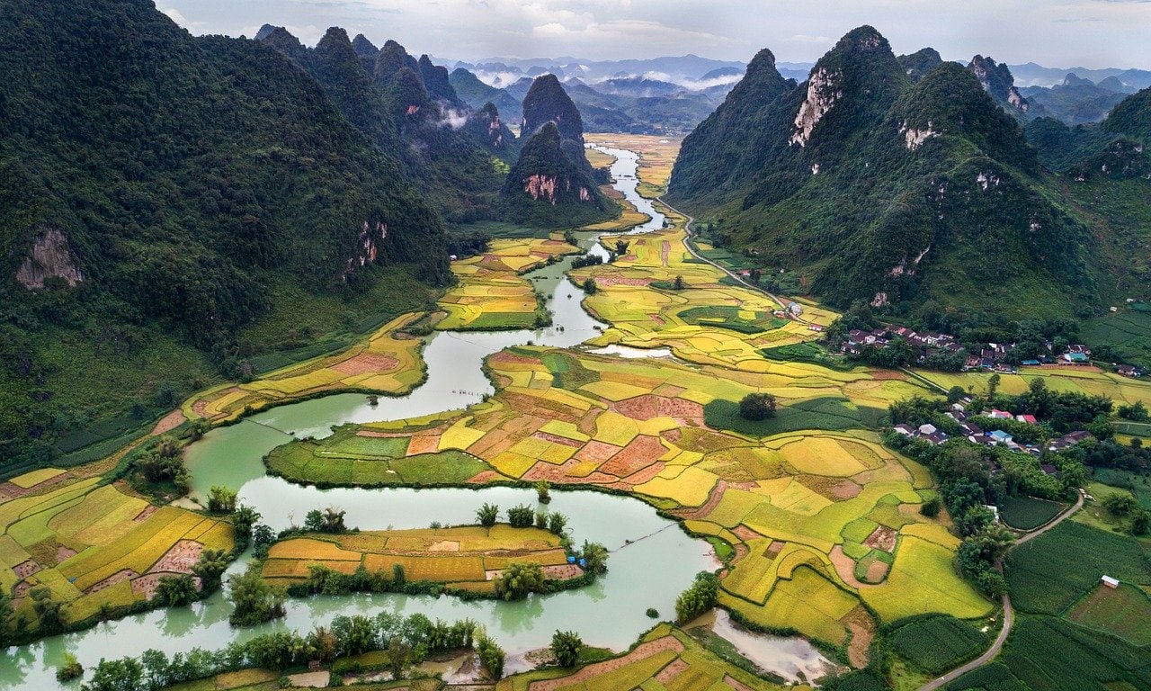 Envie de marcher dans ces paysages du Vietnam ?