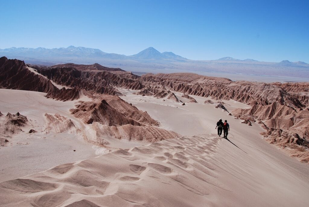 Walk in the Atacama Desert in Chile
