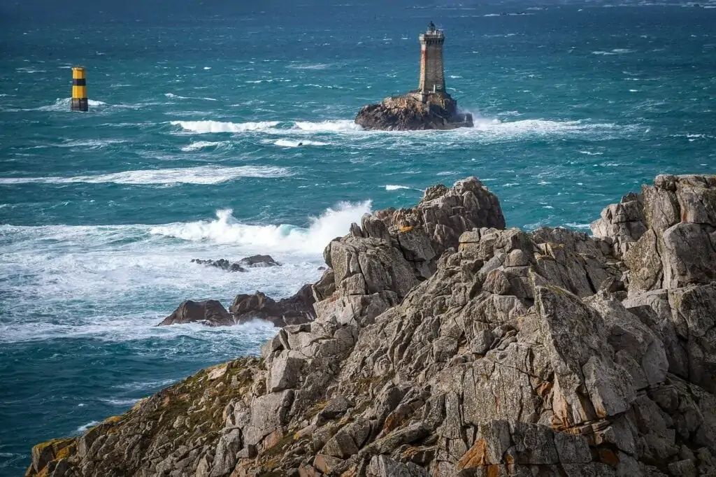 Lighthouse on the Breton coast