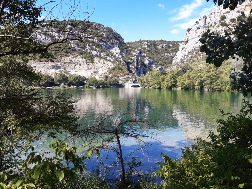 Start of the hike in the Gorges du Verdon at Quinson